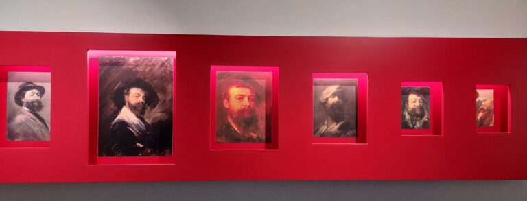 1. Station der Kulturfahrt bei Wilhelm Busch in Wiedensahl, hier Selbstportraits des Künstlers (21.06.2025)