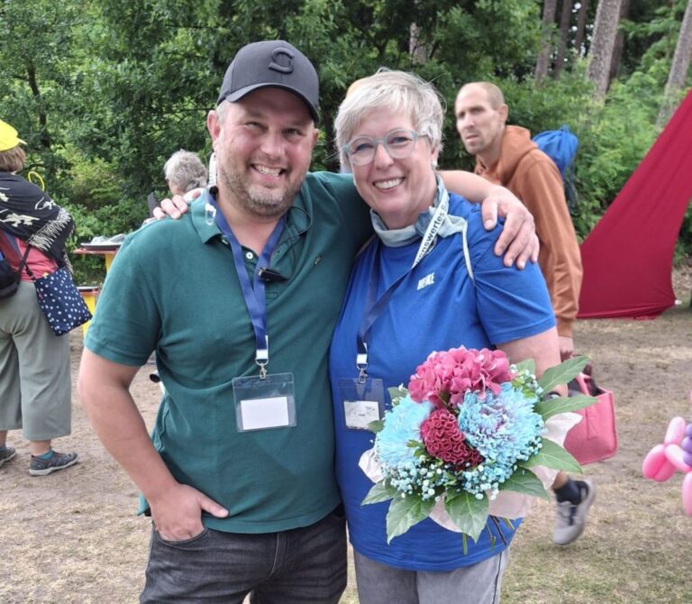 Heike Behrens und Micha Held freuen sich über ein gelungenes Wochenende (06.07.2025)